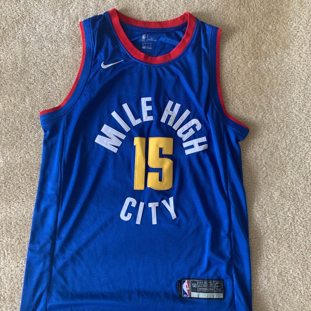 Nikola Jokic Mile High City Swingman Jersey Blue